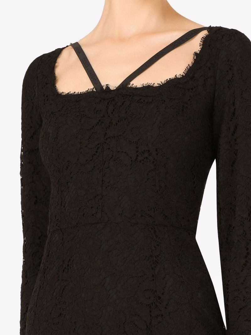 Black Lace Mini Dress