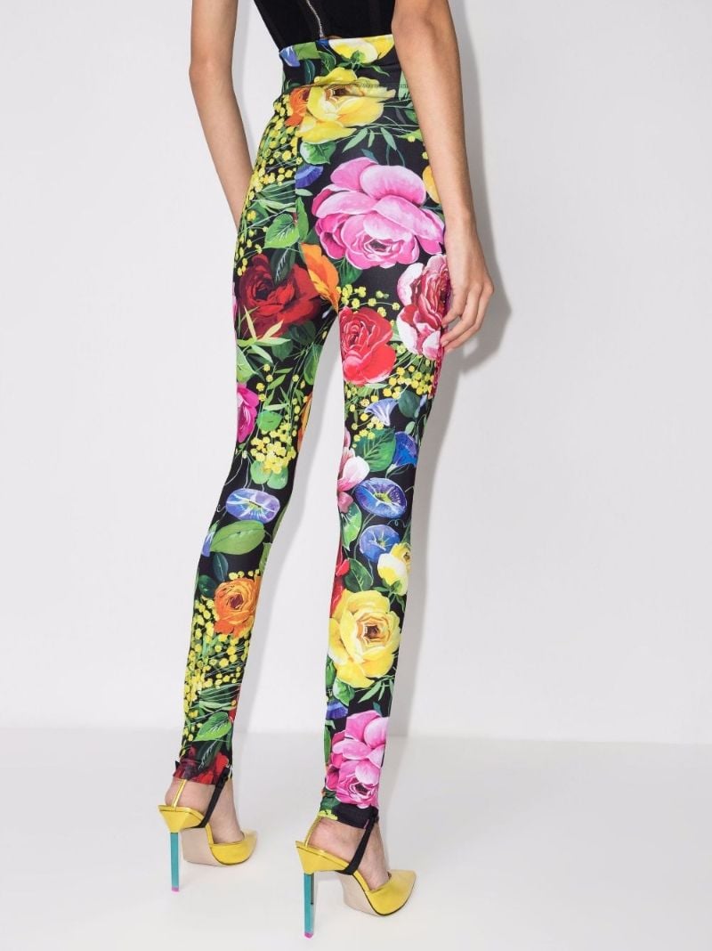 Rose Print Leggings