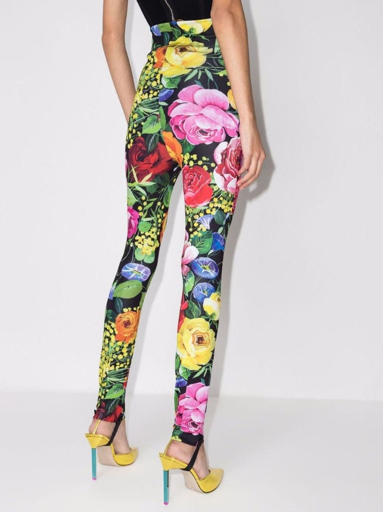 Rose Print Leggings