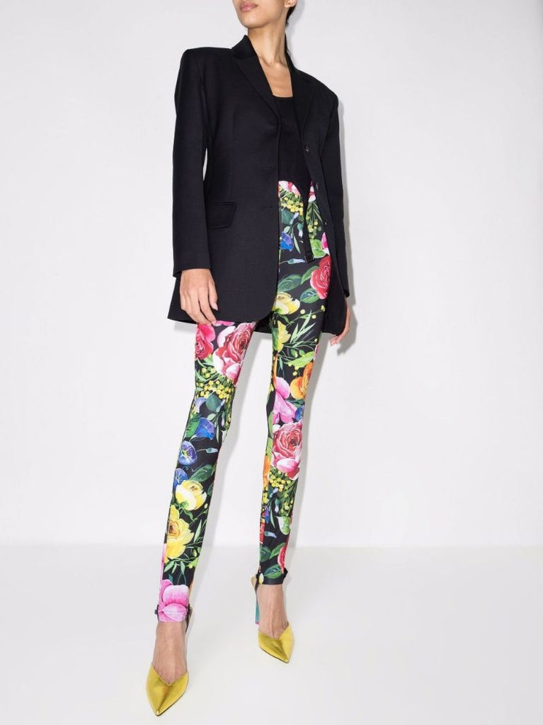 Rose Print Leggings