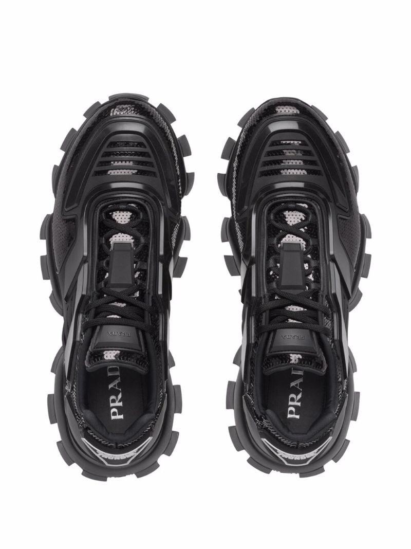Black Cloudbust Thunder Sequinned Sneakers