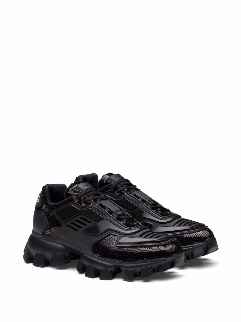 Black Cloudbust Thunder Sequinned Sneakers