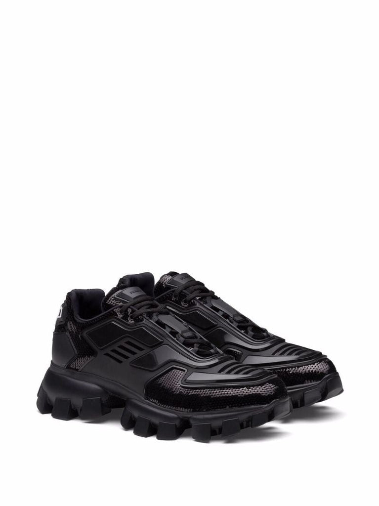 Black Cloudbust Thunder Sequinned Sneakers