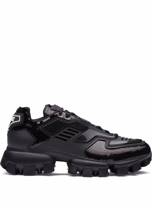 Black Cloudbust Thunder Sequinned Sneakers