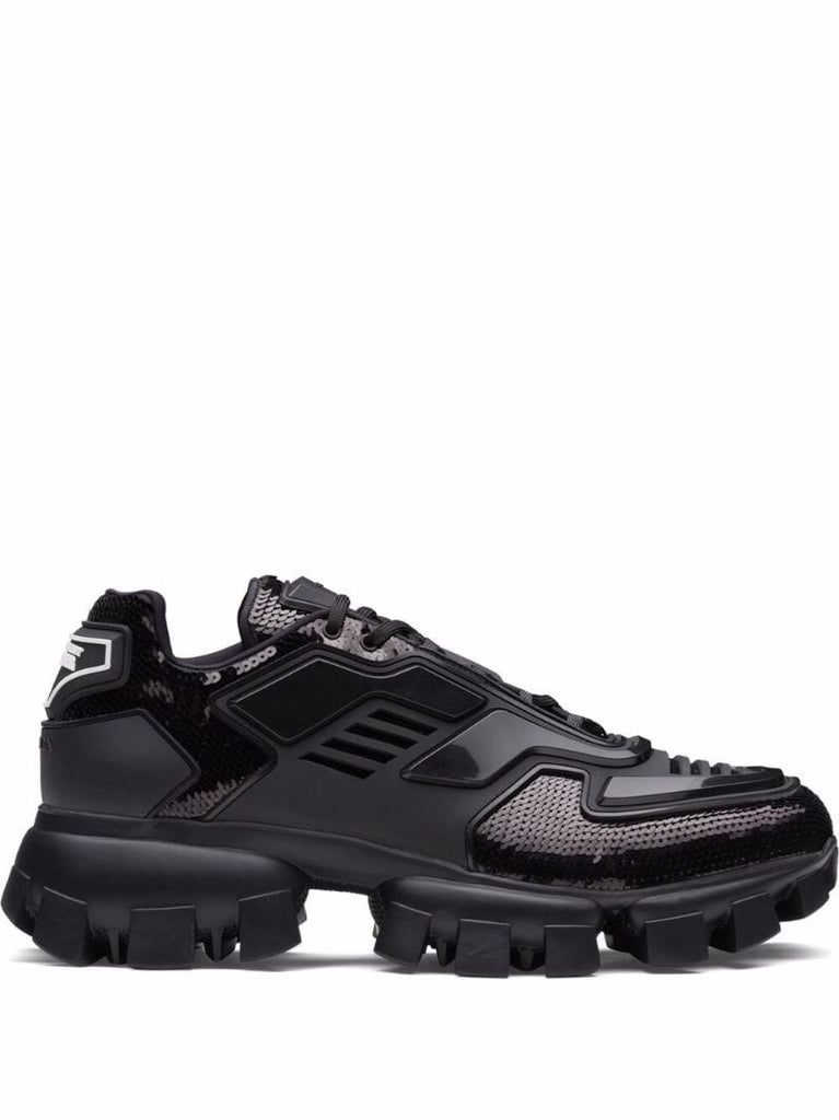 Black Cloudbust Thunder Sequinned Sneakers
