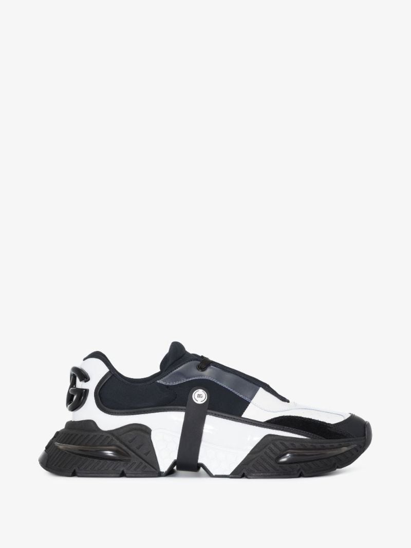 Black and White Airmaster Sneakers