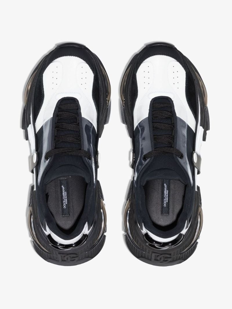 Black and White Airmaster Sneakers