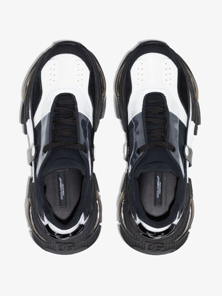 Black and White Airmaster Sneakers