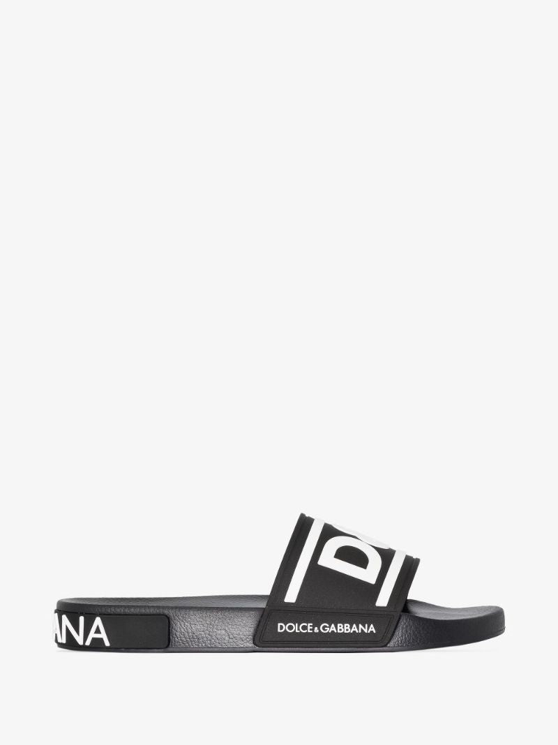 Black Contrasting Logo Slides