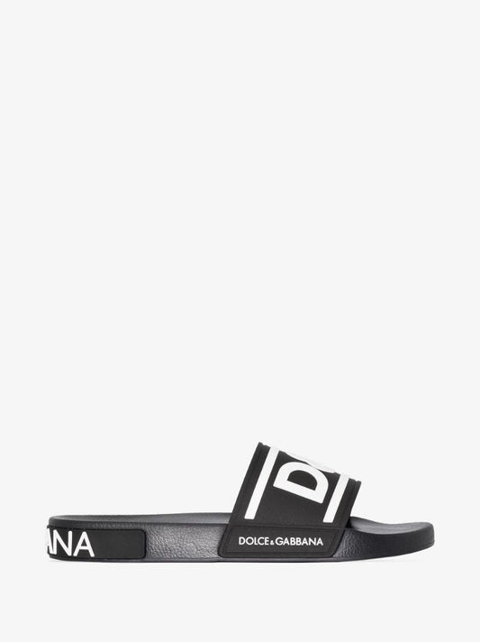 Black Contrasting Logo Slides