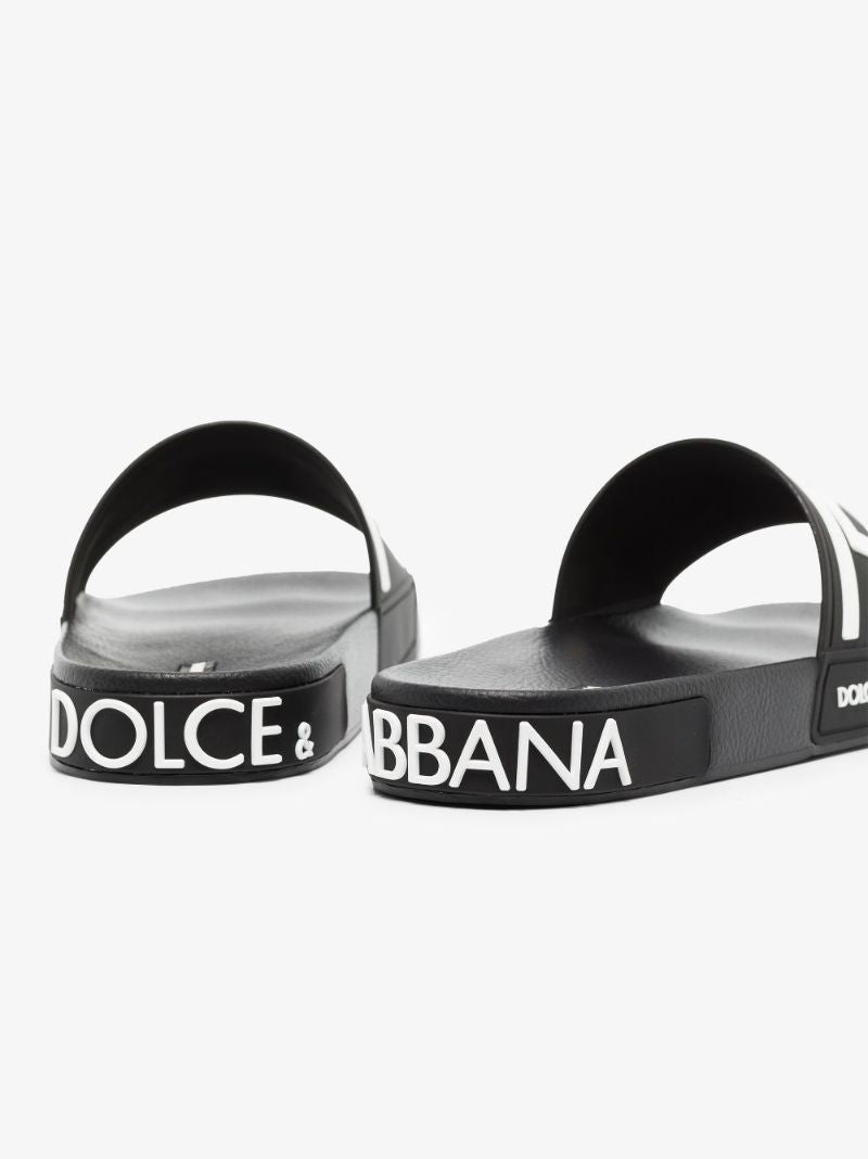 Black Contrasting Logo Slides