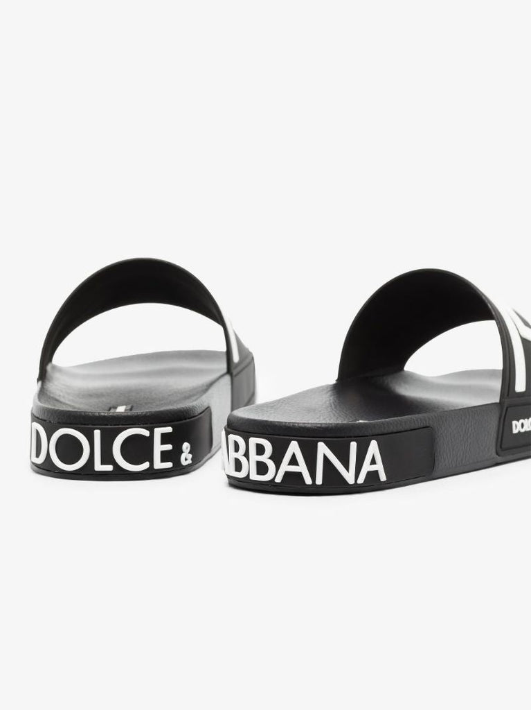 Black Contrasting Logo Slides