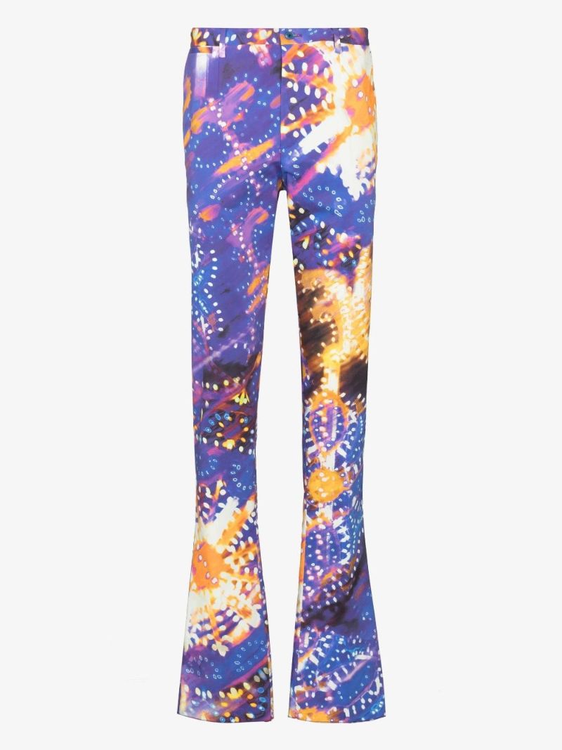 Luminaire Printed Cotton Trousers