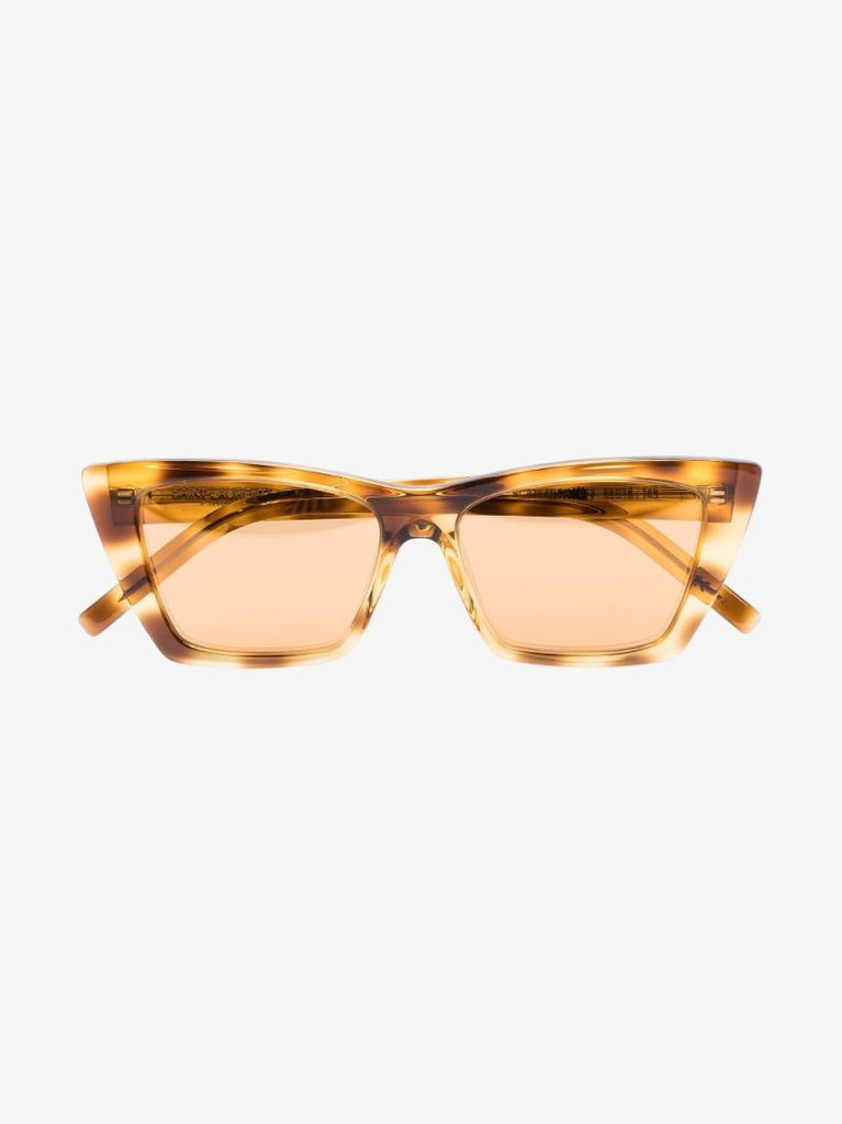 Brown Mica Square Sunglasses
