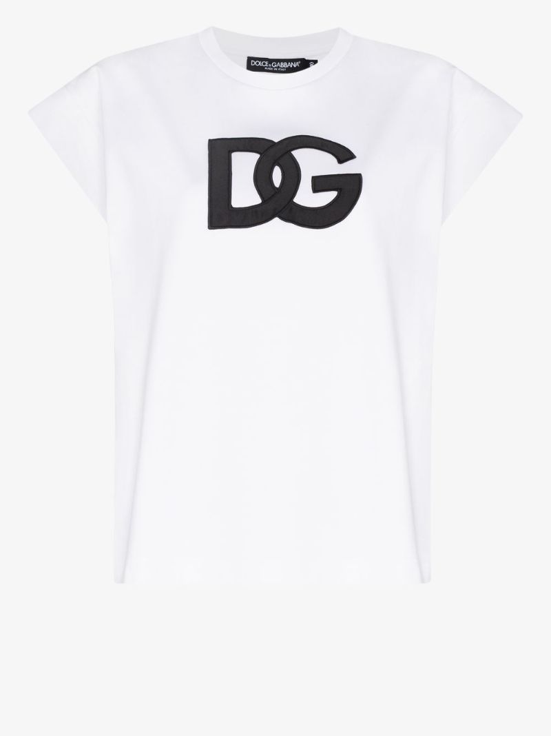 Logo AppliquÃ_x0083_Â©d Cotton T-shirt
