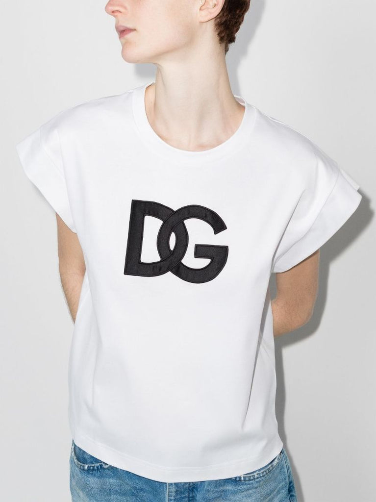 Logo AppliquÃ_x0083_Â©d Cotton T-shirt