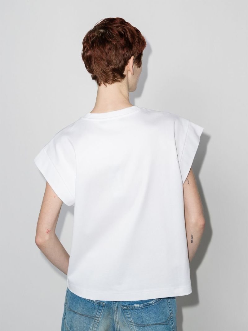 Logo AppliquÃ_x0083_Â©d Cotton T-shirt