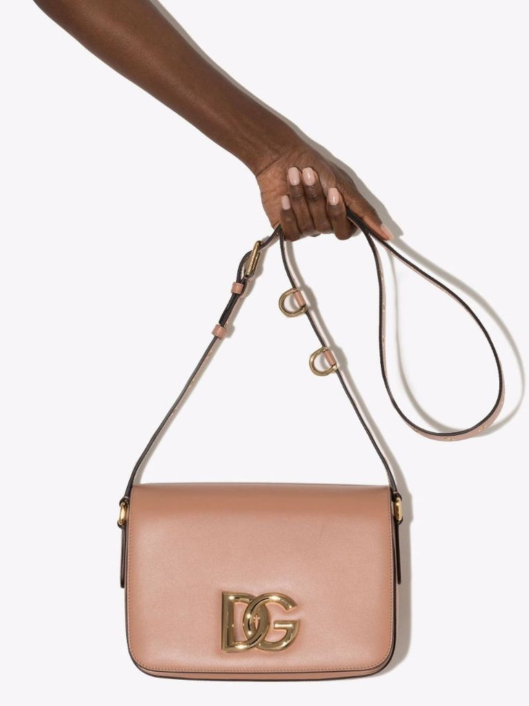 Pink Millennials Medium Leather Shoulder Bag