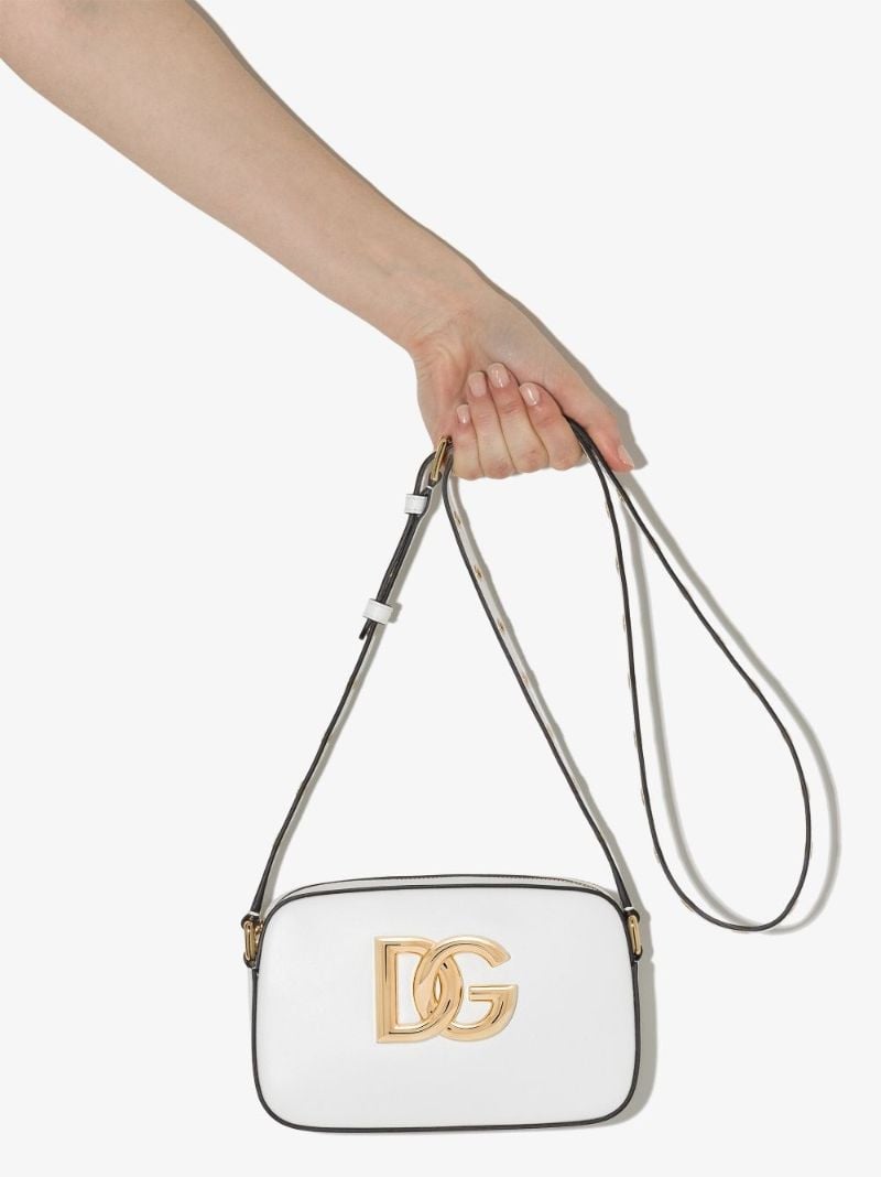 White 3.5 Leather Cross Body Bag