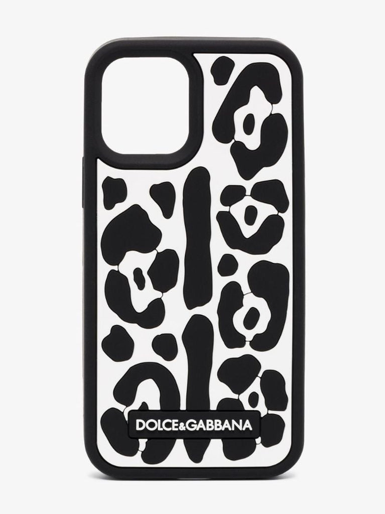 Black and White Leopard Print Iphone 12 Pro Case