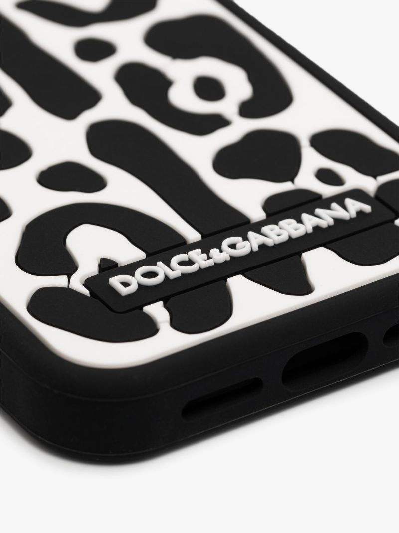 Black and White Leopard Print Iphone 12 Pro Case