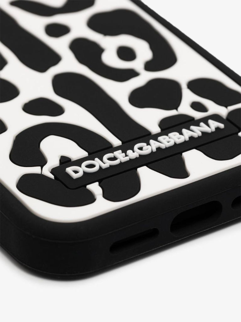 Black and White Leopard Print Iphone 12 Pro Case