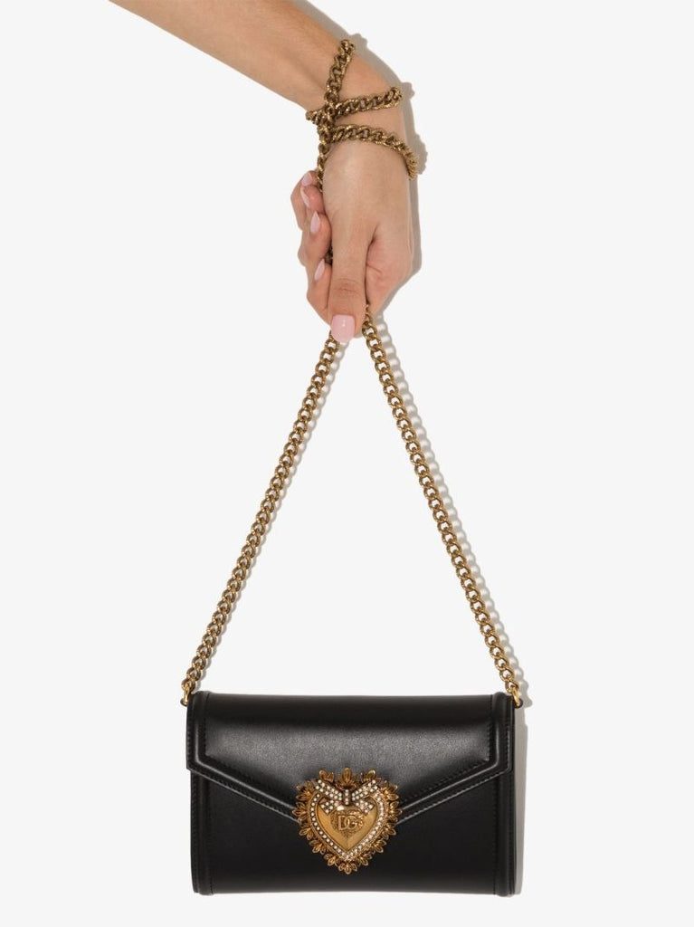 Black Devotion Leather Mini Bag