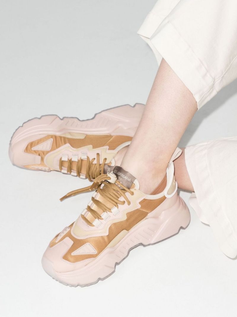 Pink Daymaster Leather Sneakers