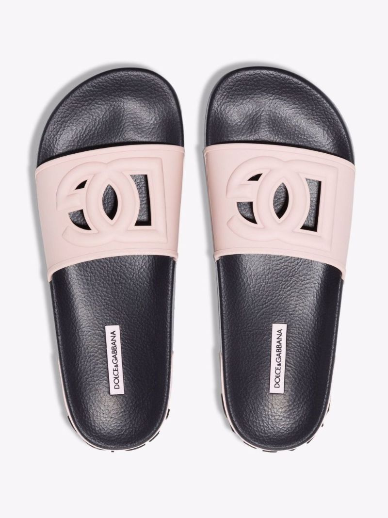 Pink Cutout Logo Slides