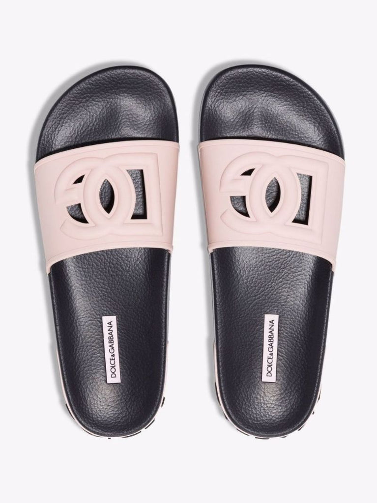 Pink Cutout Logo Slides