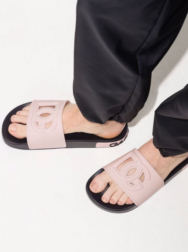 Pink Cutout Logo Slides