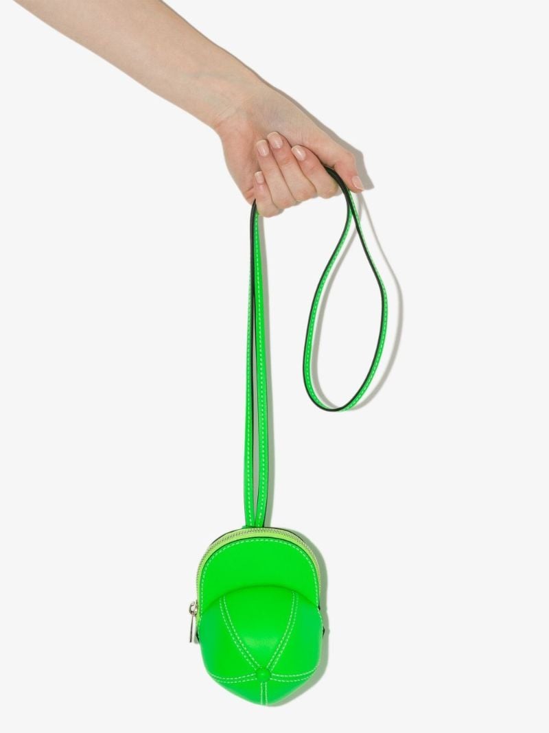 Green Nano Cap Leather Mini Bag