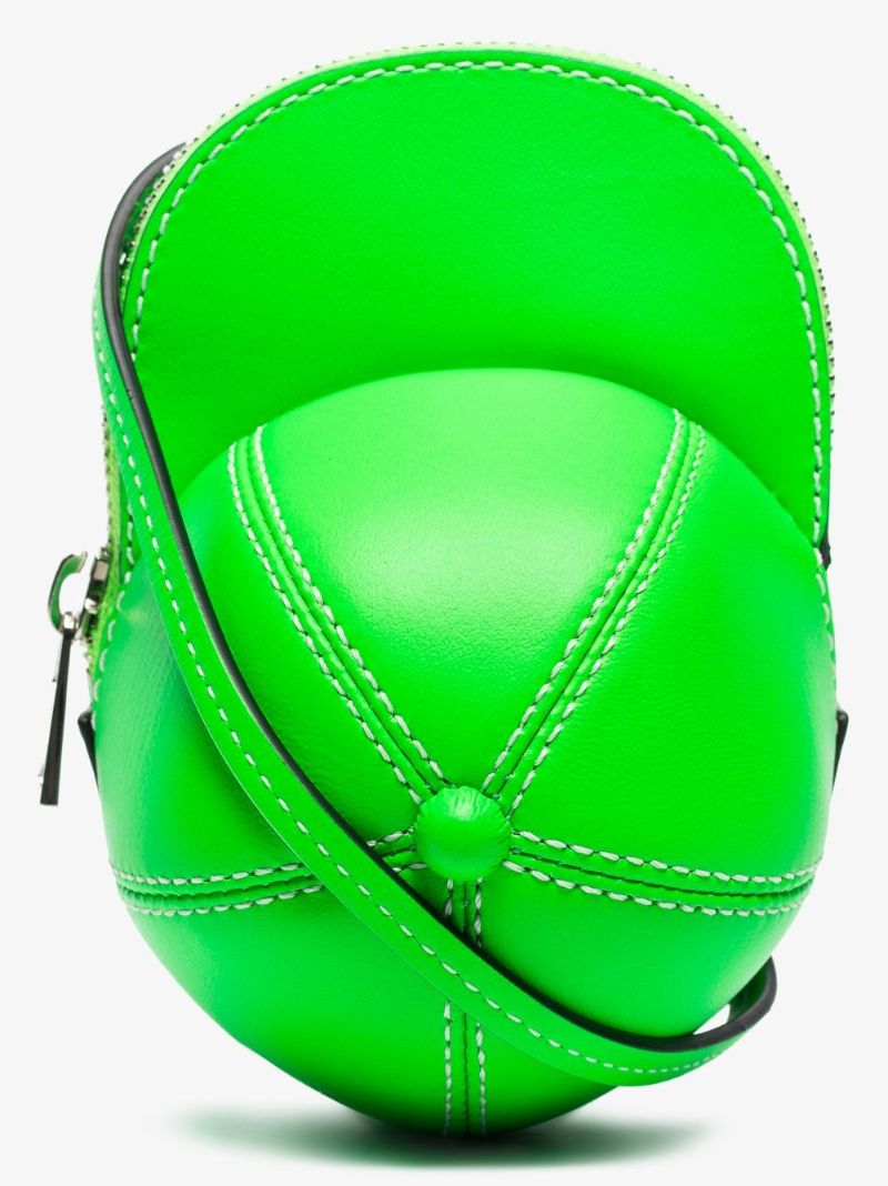 Green Nano Cap Leather Mini Bag