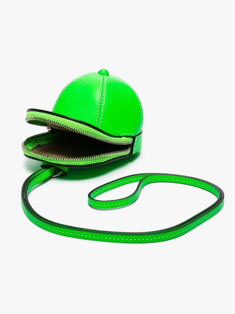 Green Nano Cap Leather Mini Bag