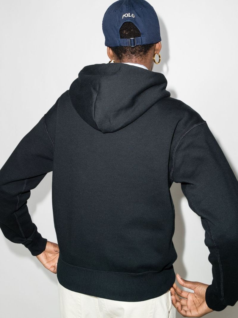 Polo Bear Print Hoodie