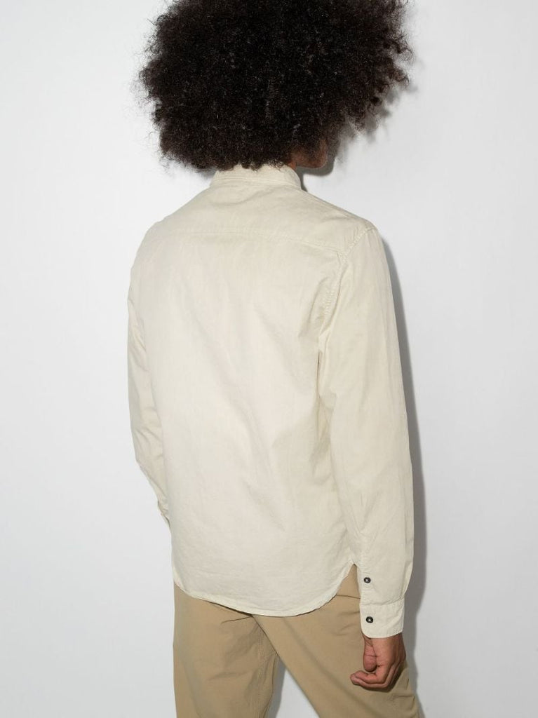 Zip-up Cotton Shirt
