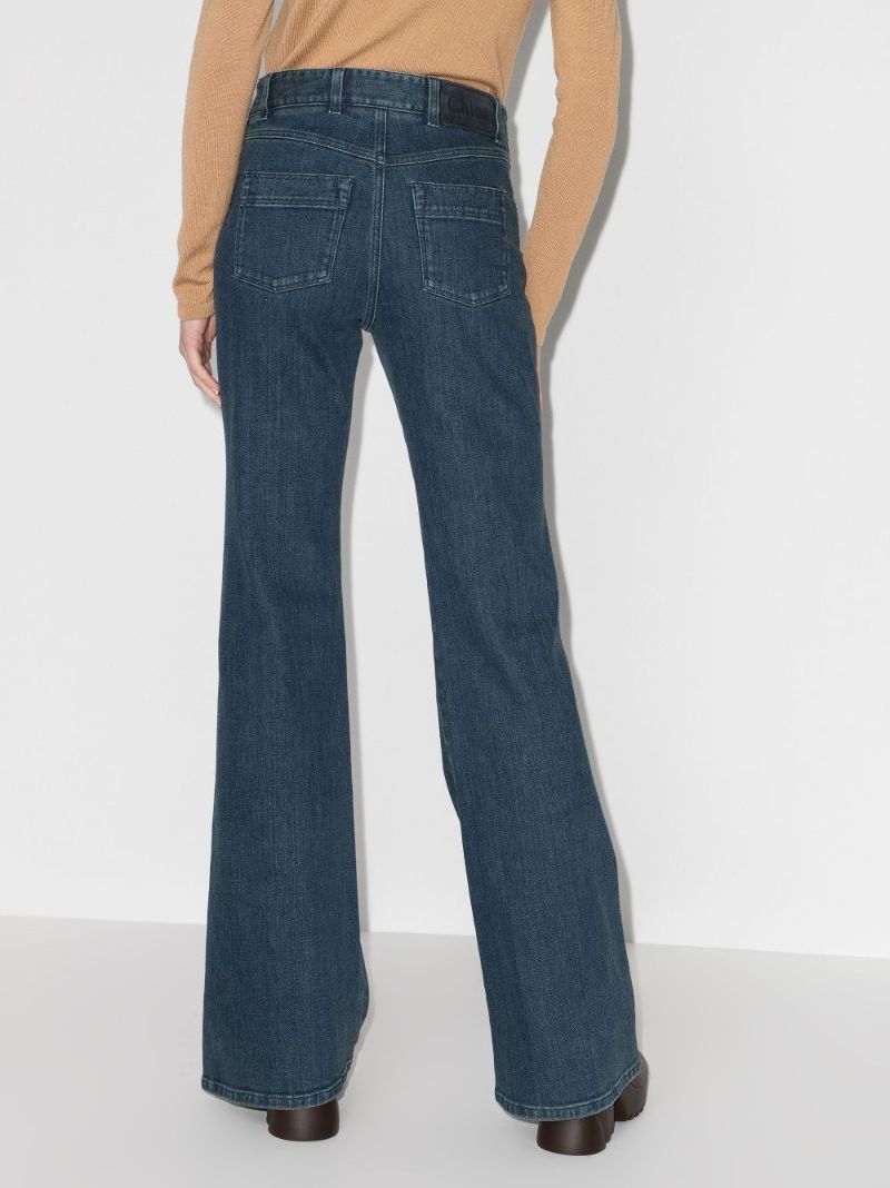 High Waist Flared Jeans