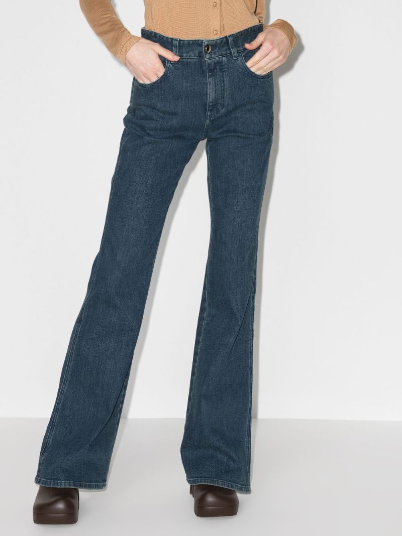 High Waist Flared Jeans