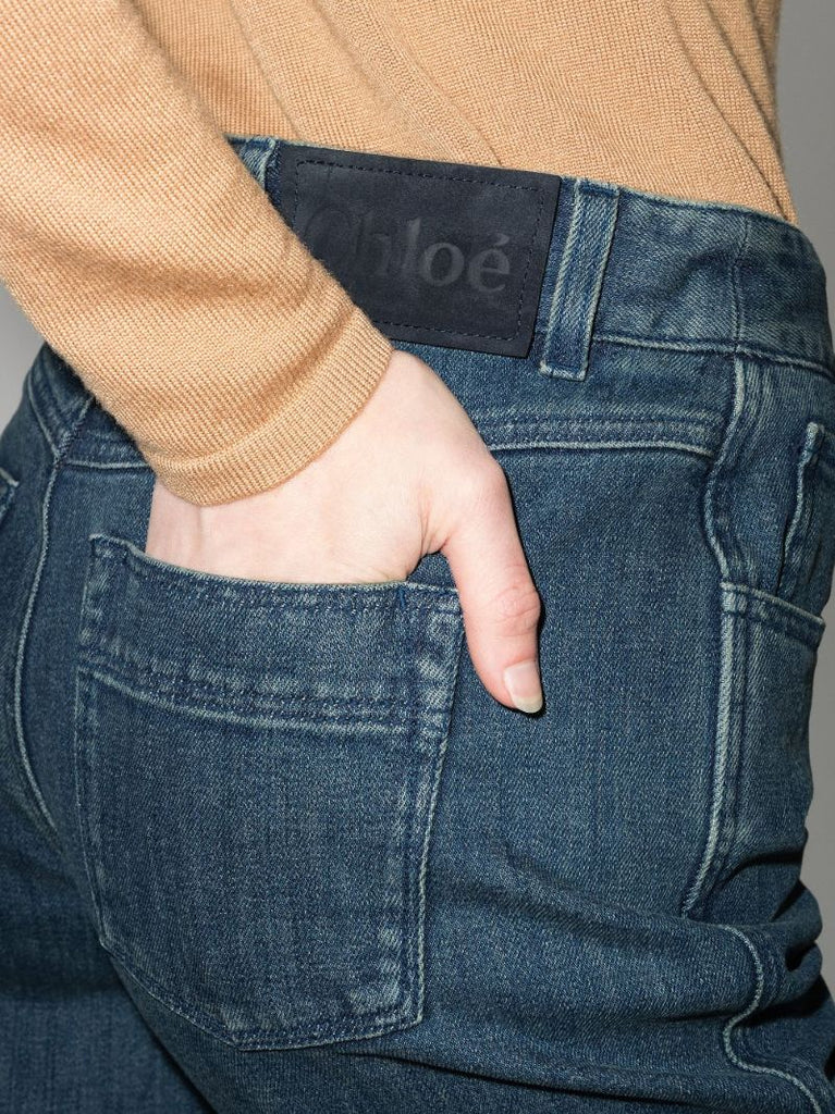 High Waist Flared Jeans