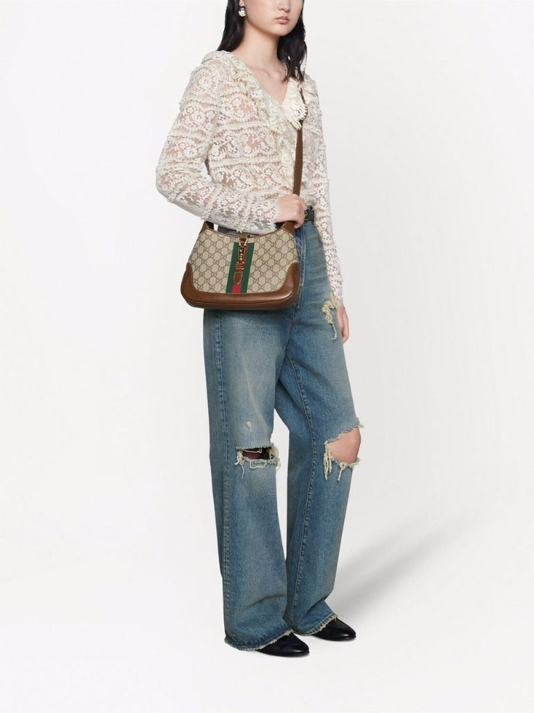 Beige Small Jackie 1961 Shoulder Bag