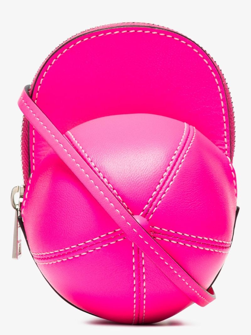Pink Nano Cap Leather Mini Bag