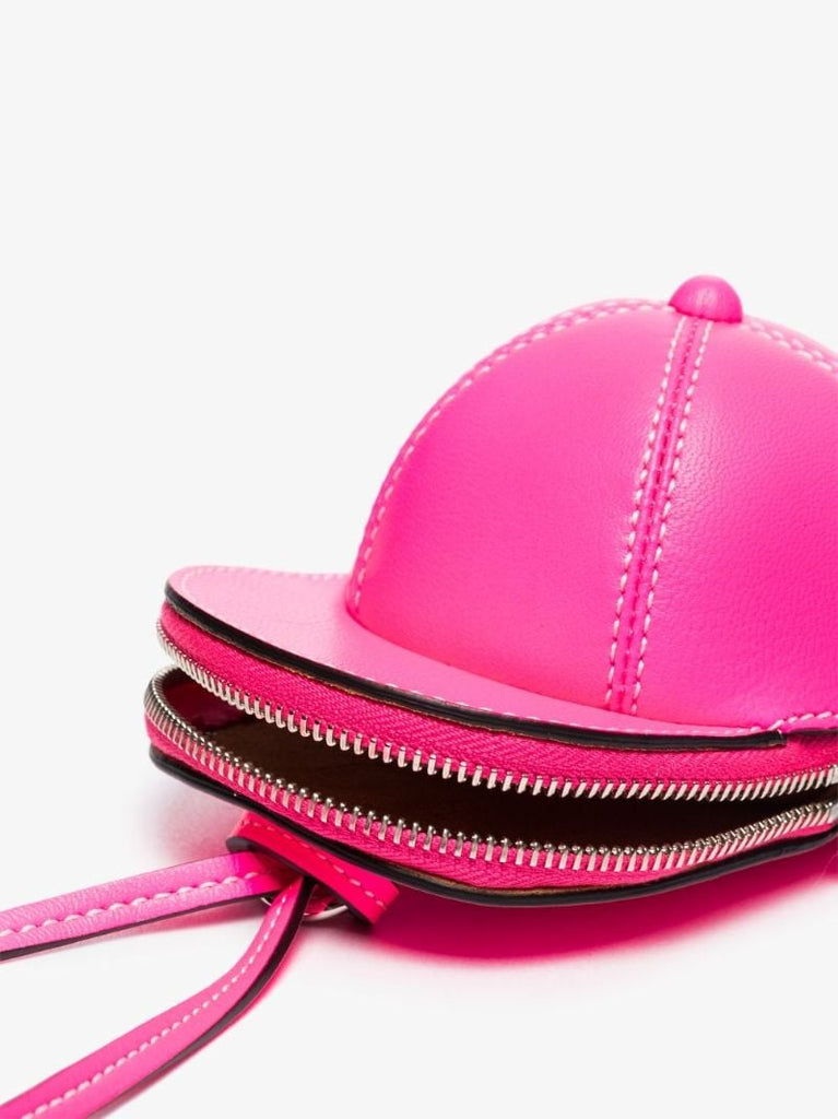 Pink Nano Cap Leather Mini Bag
