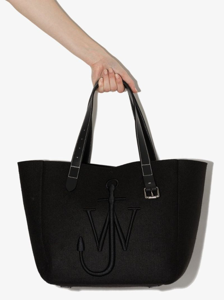 Black Belt Felt Tote Bag