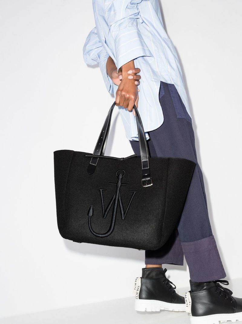 Black Belt Felt Tote Bag