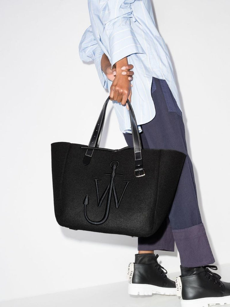 Black Belt Felt Tote Bag