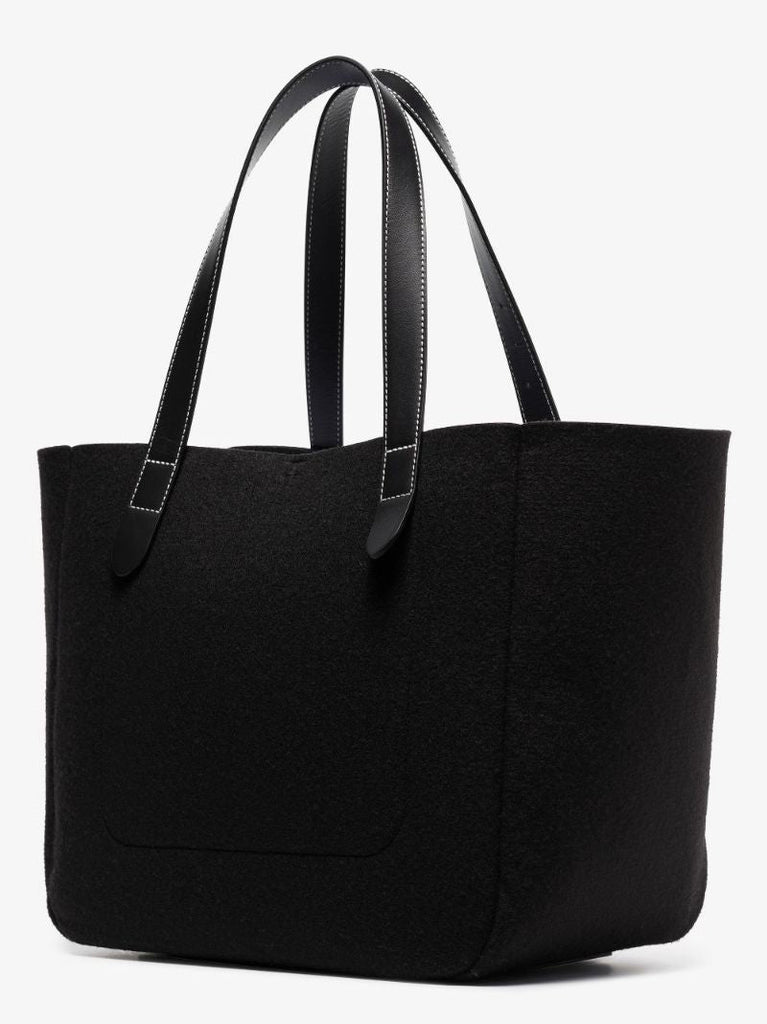 Black Belt Felt Tote Bag