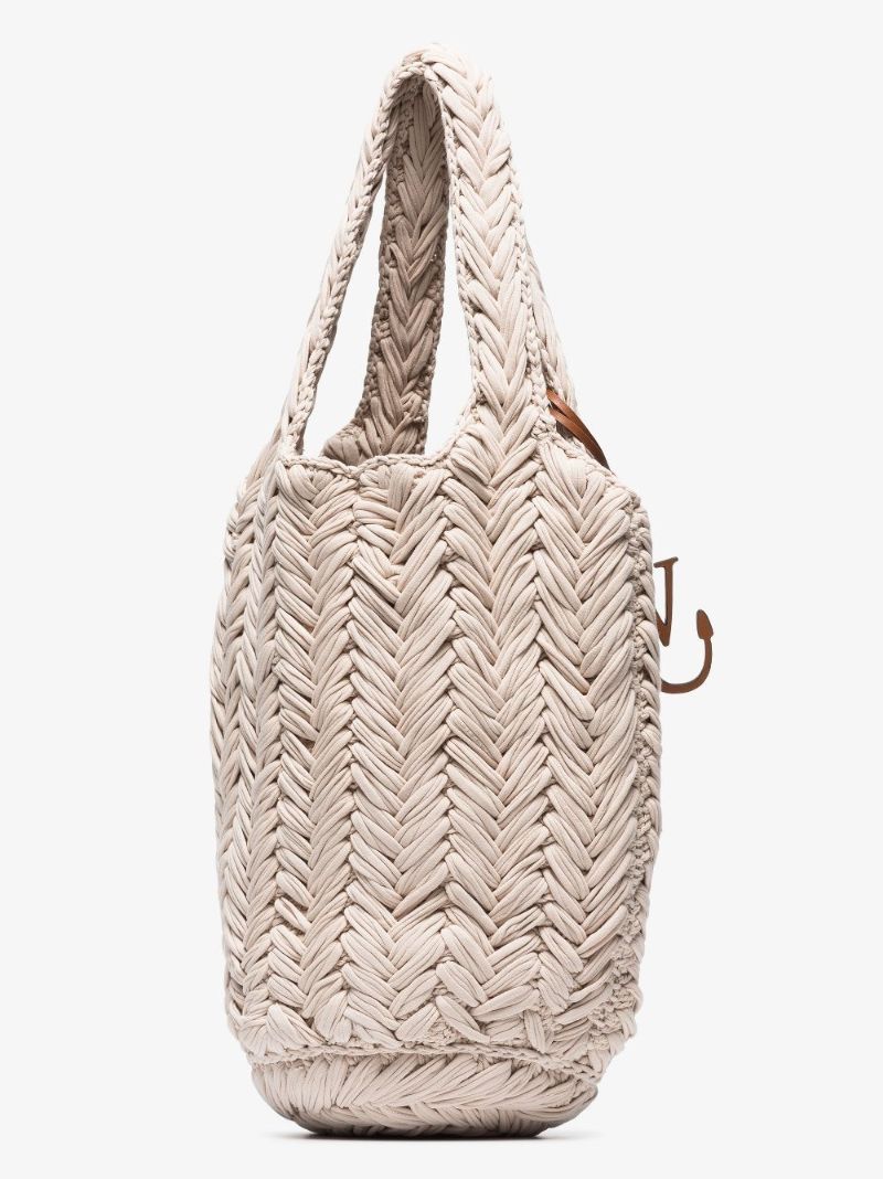 Strawberry Knit Tote Bag