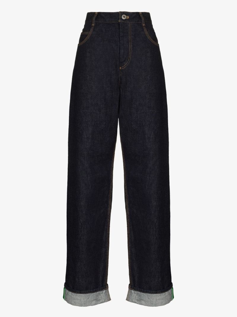 Blue Straight-leg Jeans