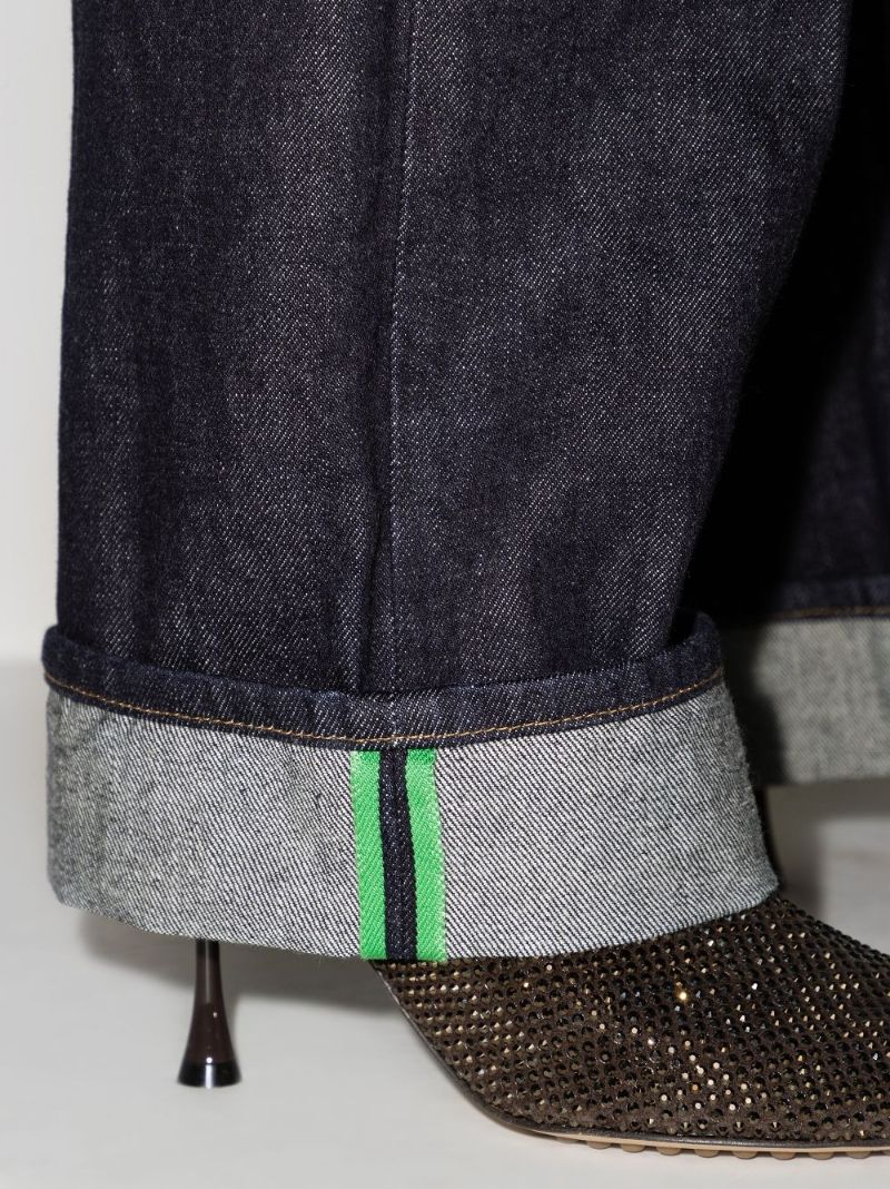 Blue Straight-leg Jeans