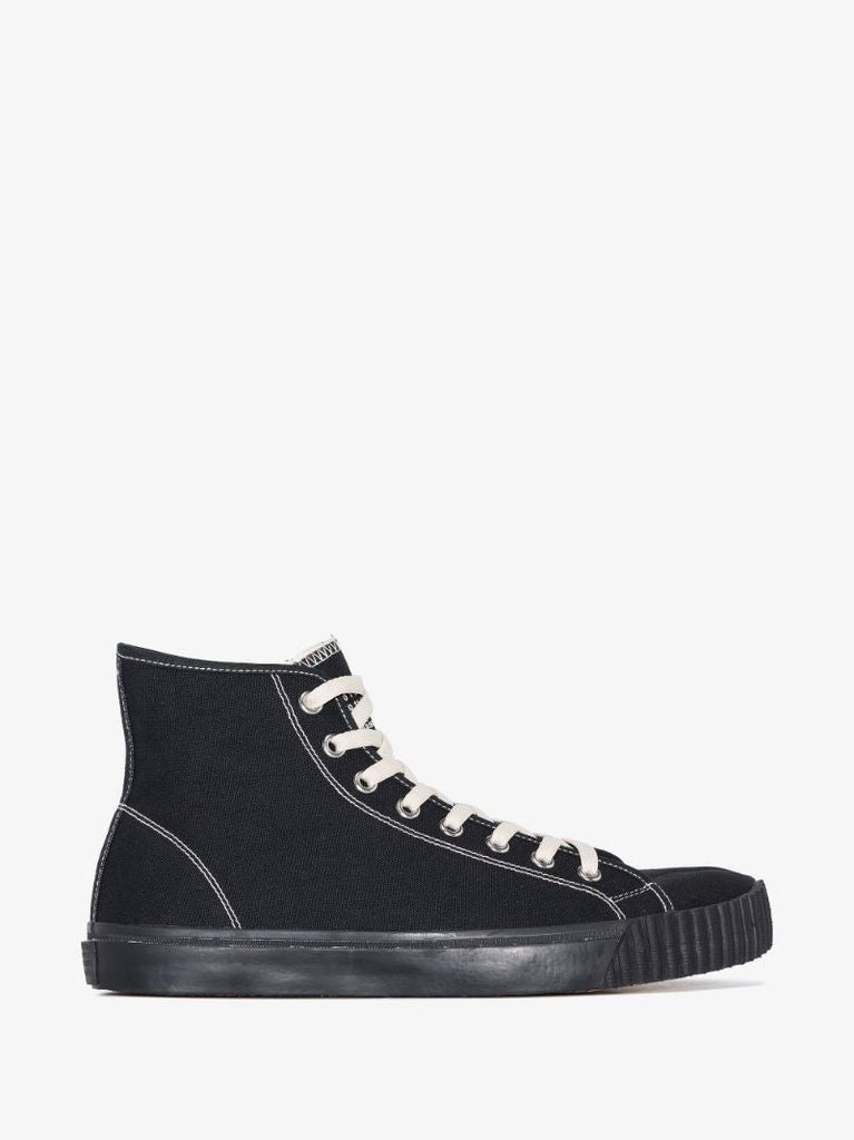 Black Tabi High Top Sneakers